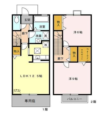 埼玉県春日部市藤塚 一ノ割駅 2LDK アパート 賃貸物件詳細