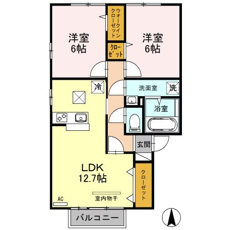 長野県松本市横田１ 松本駅 2LDK アパート 賃貸物件詳細