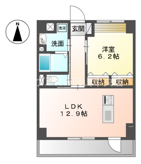 岡山県岡山市北区厚生町３ 大元駅 1LDK マンション 賃貸物件詳細