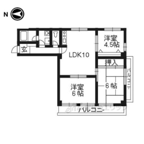 京都府京都市西京区大枝中山町 桂駅 3LDK マンション 賃貸物件詳細
