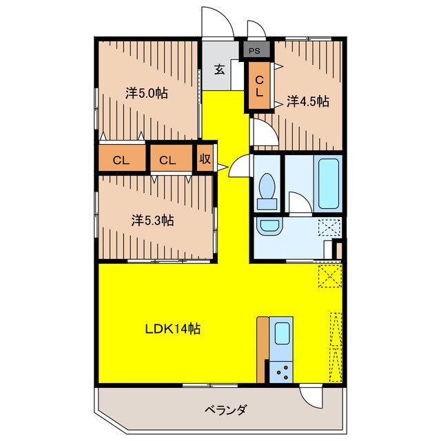 沖縄県中頭郡北中城村字渡口 3LDK マンション 賃貸物件詳細