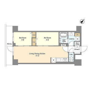 東京都江戸川区平井４ 平井駅 2LDK マンション 賃貸物件詳細