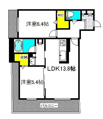 ラカシェットドゥセイ　Ｌａ　ｃａｃｈｅｔｔｅ　ｄｅ　ＳＡＹ 3階 2LDK 賃貸物件詳細