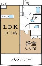 群馬県伊勢崎市連取町 1LDK マンション 賃貸物件詳細