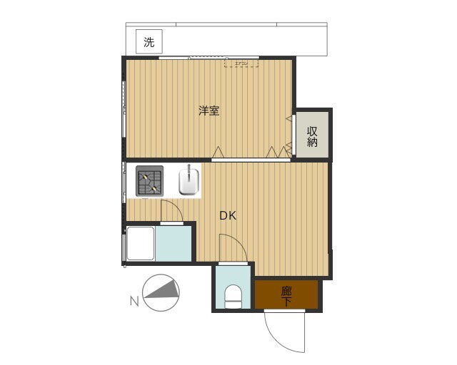 東京都豊島区池袋本町２ 下板橋駅 1DK マンション 賃貸物件詳細