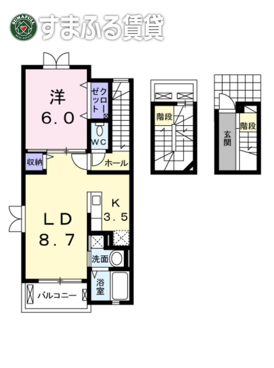 愛知県岡崎市昭和町字北浦 西岡崎駅 1LDK アパート 賃貸物件詳細
