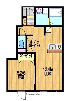山形県米沢市本町３ 米沢駅 1LDK アパート 賃貸物件詳細