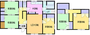 北海道恵庭市穂栄 5LDK 一戸建て 賃貸物件詳細