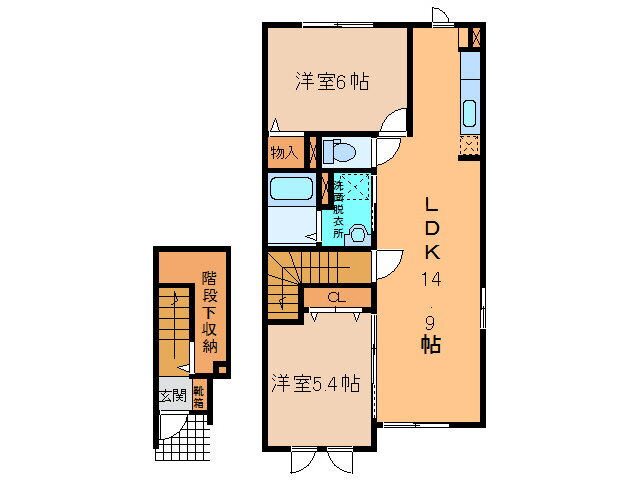 北海道帯広市西十三条南３３ 2LDK アパート 賃貸物件詳細