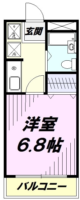 東京都福生市大字熊川 拝島駅 1K マンション 賃貸物件詳細