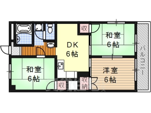 愛知県名古屋市天白区野並１ 野並駅 3DK マンション 賃貸物件詳細