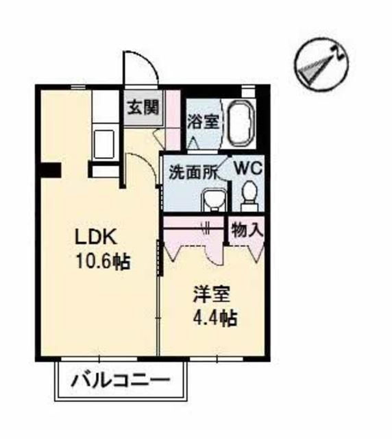 高知県高知市高須２ 介良通駅 1LDK アパート 賃貸物件詳細