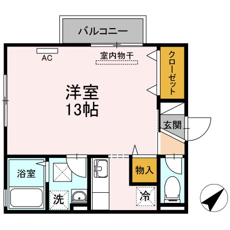 岡山県岡山市南区泉田１ ワンルーム アパート 賃貸物件詳細