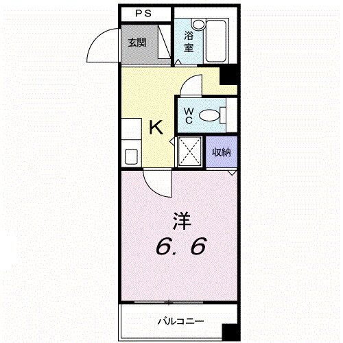 香川県高松市西町 昭和町駅 1K マンション 賃貸物件詳細
