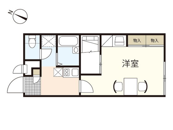 広島県広島市西区高須１ 東高須駅 1K アパート 賃貸物件詳細