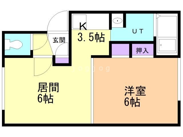 北海道石狩郡当別町白樺町 当別駅 1LDK アパート 賃貸物件詳細