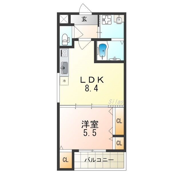 大阪府堺市北区中長尾町４ 堺市駅 1LDK アパート 賃貸物件詳細