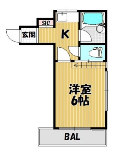 神奈川県川崎市多摩区登戸 登戸駅 1K アパート 賃貸物件詳細
