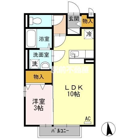 福岡県久留米市大善寺南１ 大善寺駅 1LDK アパート 賃貸物件詳細