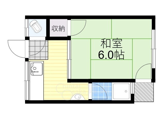 大阪府茨木市美沢町 沢良宜駅 1K マンション 賃貸物件詳細