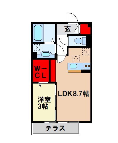 福岡県小郡市三沢 三沢駅 1LDK アパート 賃貸物件詳細