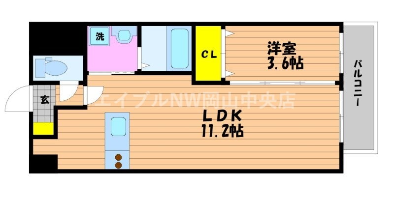 岡山県岡山市北区今４ 北長瀬駅 1LDK マンション 賃貸物件詳細
