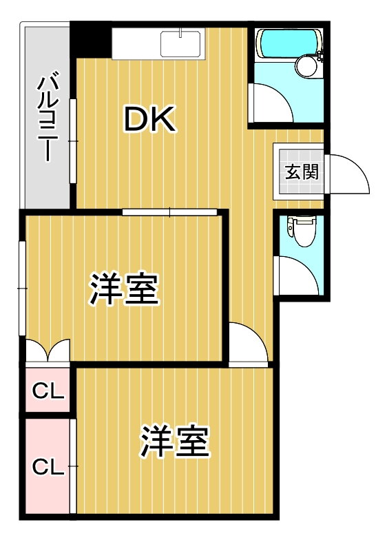 大阪府堺市北区金岡町 白鷺駅 2DK マンション 賃貸物件詳細