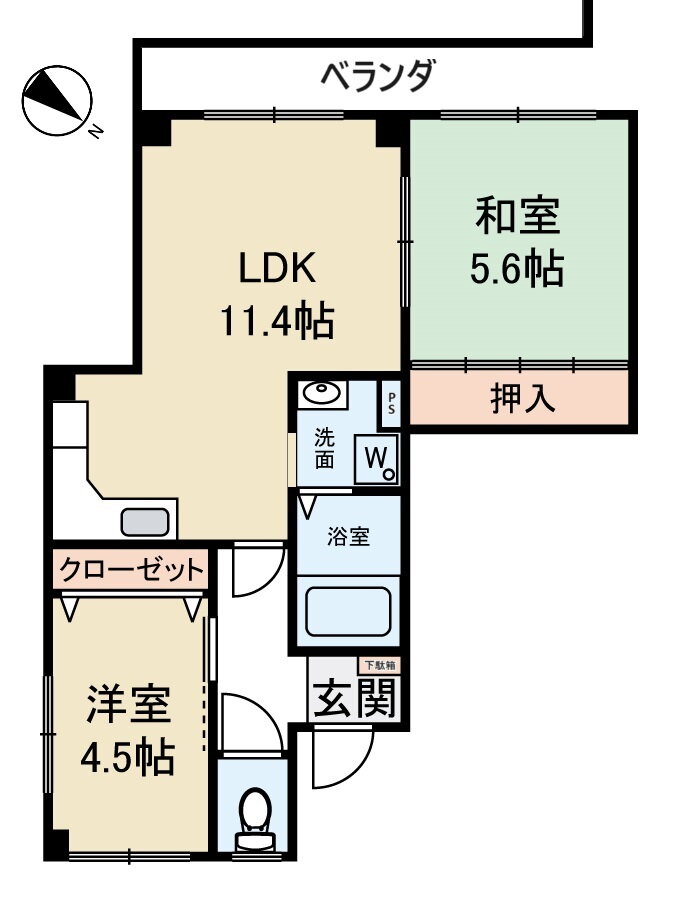 兵庫県洲本市物部３ 舞子駅 2LDK アパート 賃貸物件詳細