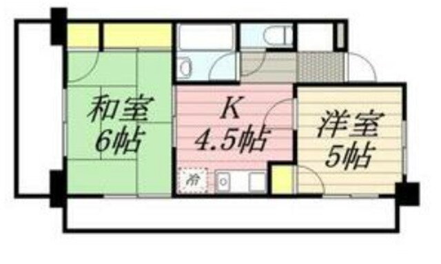 ダイナコート県庁前 13階 2DK 賃貸物件詳細