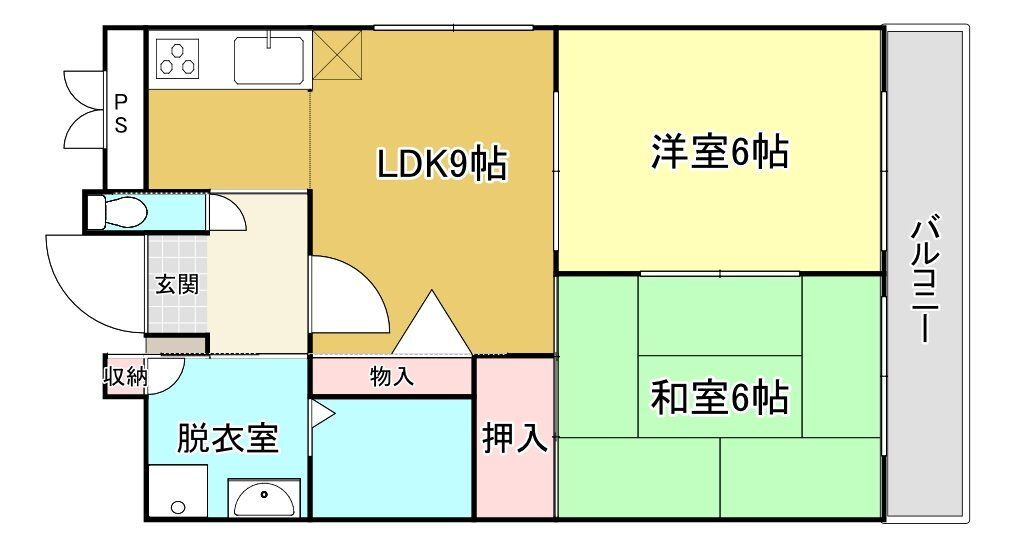 大阪府柏原市国分本町２ 河内国分駅 2DK マンション 賃貸物件詳細