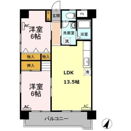 愛知県豊橋市東脇３ 豊橋駅 2LDK マンション 賃貸物件詳細