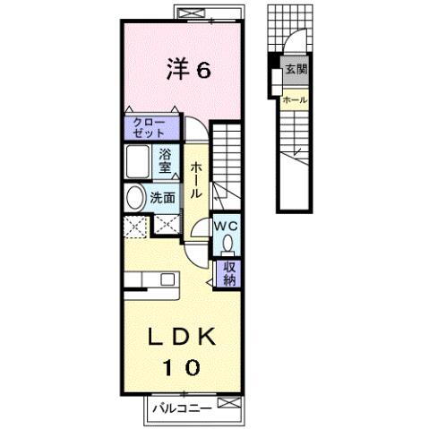 滋賀県彦根市古沢町 彦根駅 1LDK アパート 賃貸物件詳細