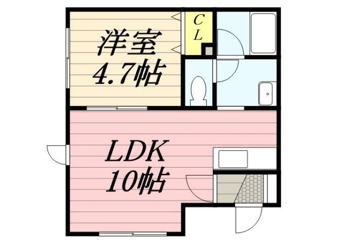 北海道札幌市東区北二十七条東９ 元町駅 1LDK アパート 賃貸物件詳細