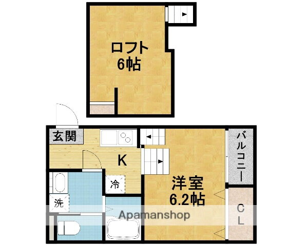 メルヴェーユ蛍池 2階 1K 賃貸物件詳細