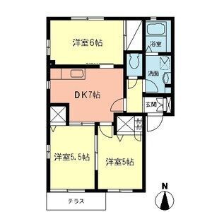 ルミエールＡ 1階 3DK 賃貸物件詳細