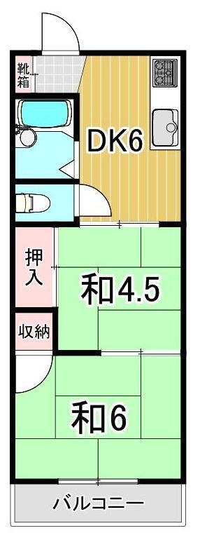 東京都足立区大谷田５ 北綾瀬駅 2DK マンション 賃貸物件詳細