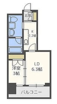 パークレジデンシャル博多 12階 1LDK 賃貸物件詳細