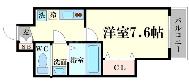 大阪府大阪市東成区玉津１ 玉造駅 1K マンション 賃貸物件詳細