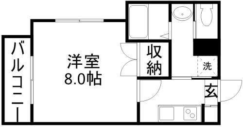 鹿児島県鹿児島市荒田２ 唐湊駅 1K マンション 賃貸物件詳細