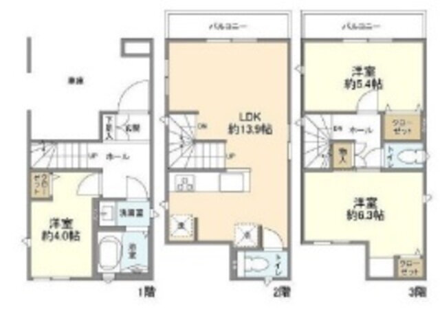 埼玉県川口市前川４ 蕨駅 3LDK 一戸建て 賃貸物件詳細