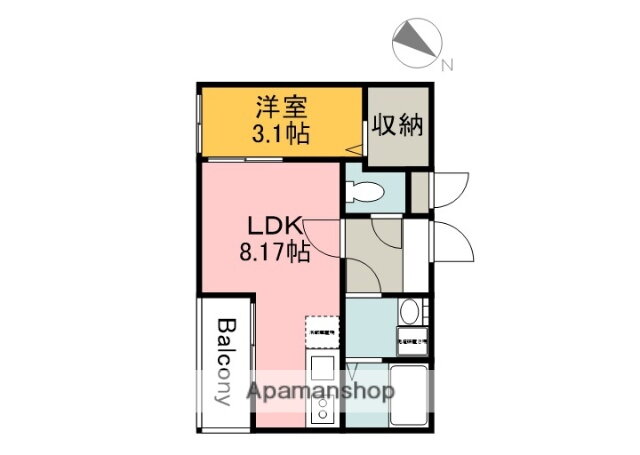 広島県廿日市市地御前１ ＪＡ広島病院前駅 1LDK アパート 賃貸物件詳細
