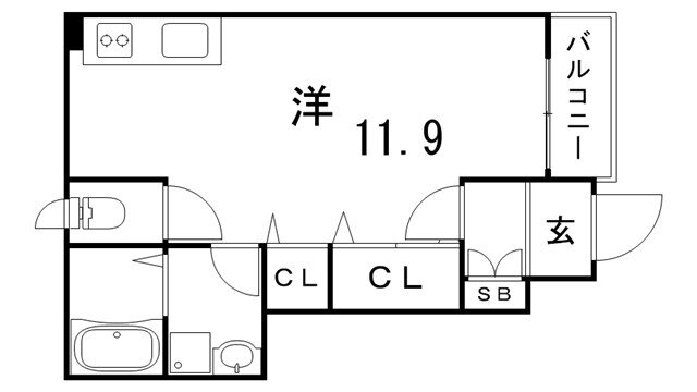 エスぺランサ有野 1階 ワンルーム 賃貸物件詳細