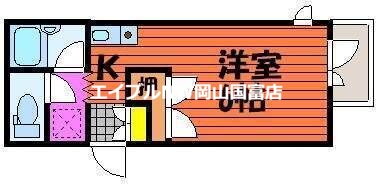 岡山県岡山市北区北方１ 岡山駅 1K マンション 賃貸物件詳細