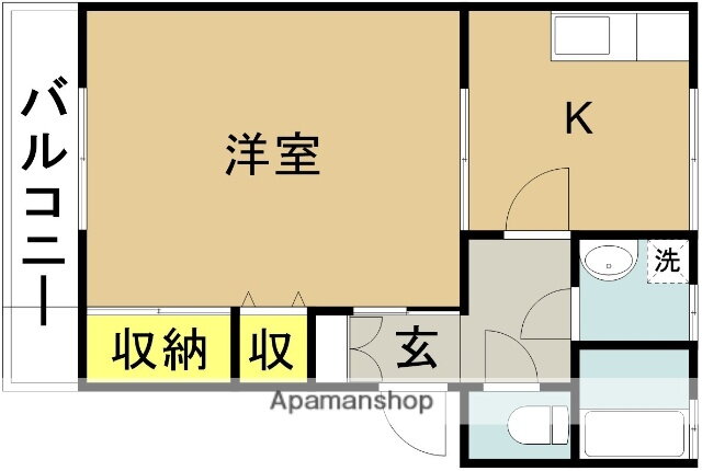 宮崎県宮崎市大字新名爪 蓮ケ池駅 1DK アパート 賃貸物件詳細