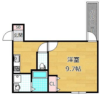 大阪府枚方市牧野阪１ 牧野駅 1K アパート 賃貸物件詳細
