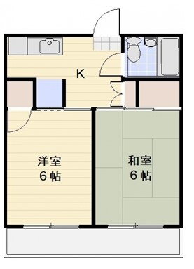 埼玉県川口市朝日６ 南鳩ヶ谷駅 2K マンション 賃貸物件詳細