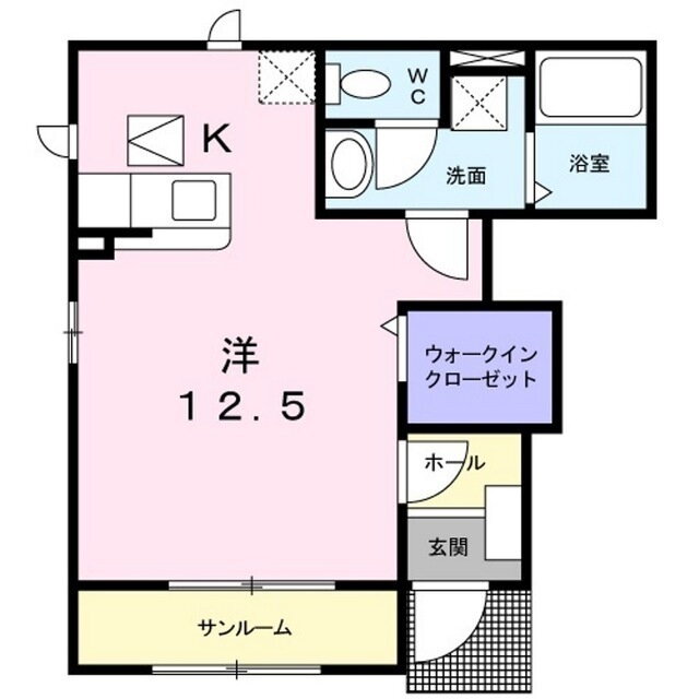 シエル　アンフィニ 1階 ワンルーム 賃貸物件詳細