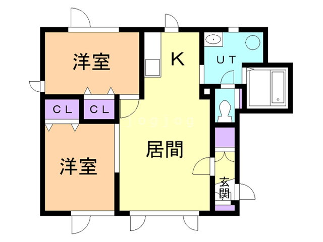 北海道旭川市東光九条６ 2LDK アパート 賃貸物件詳細