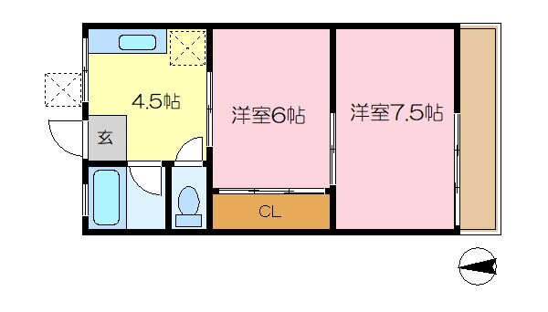 神奈川県川崎市川崎区大島５ 川崎駅 2K アパート 賃貸物件詳細