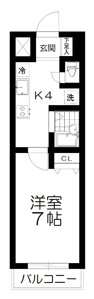 宮城県仙台市宮城野区新田東３ 小鶴新田駅 1K マンション 賃貸物件詳細